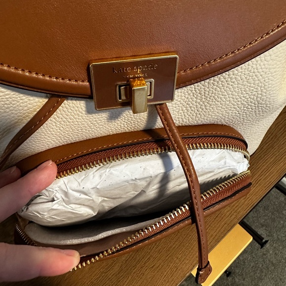 Kate Spade Tan and Cream Backpack - Picture 3 of 6